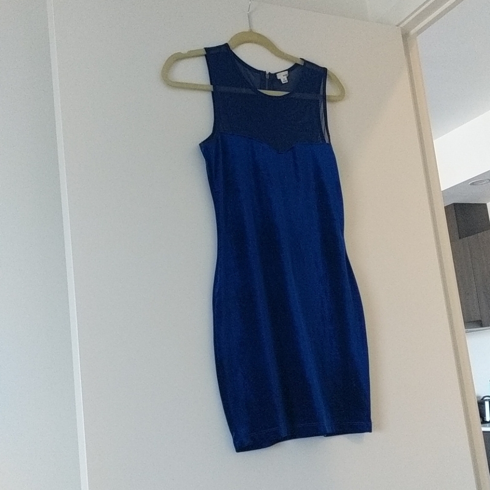 Garage Bodycon Velvet Mini Dress